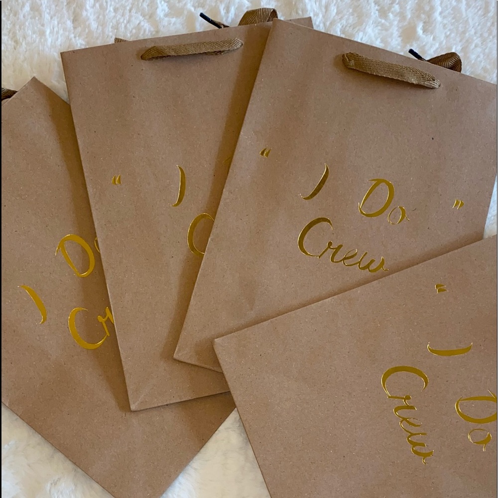 “I Do Crew” Brown Bags  - set of 10 -